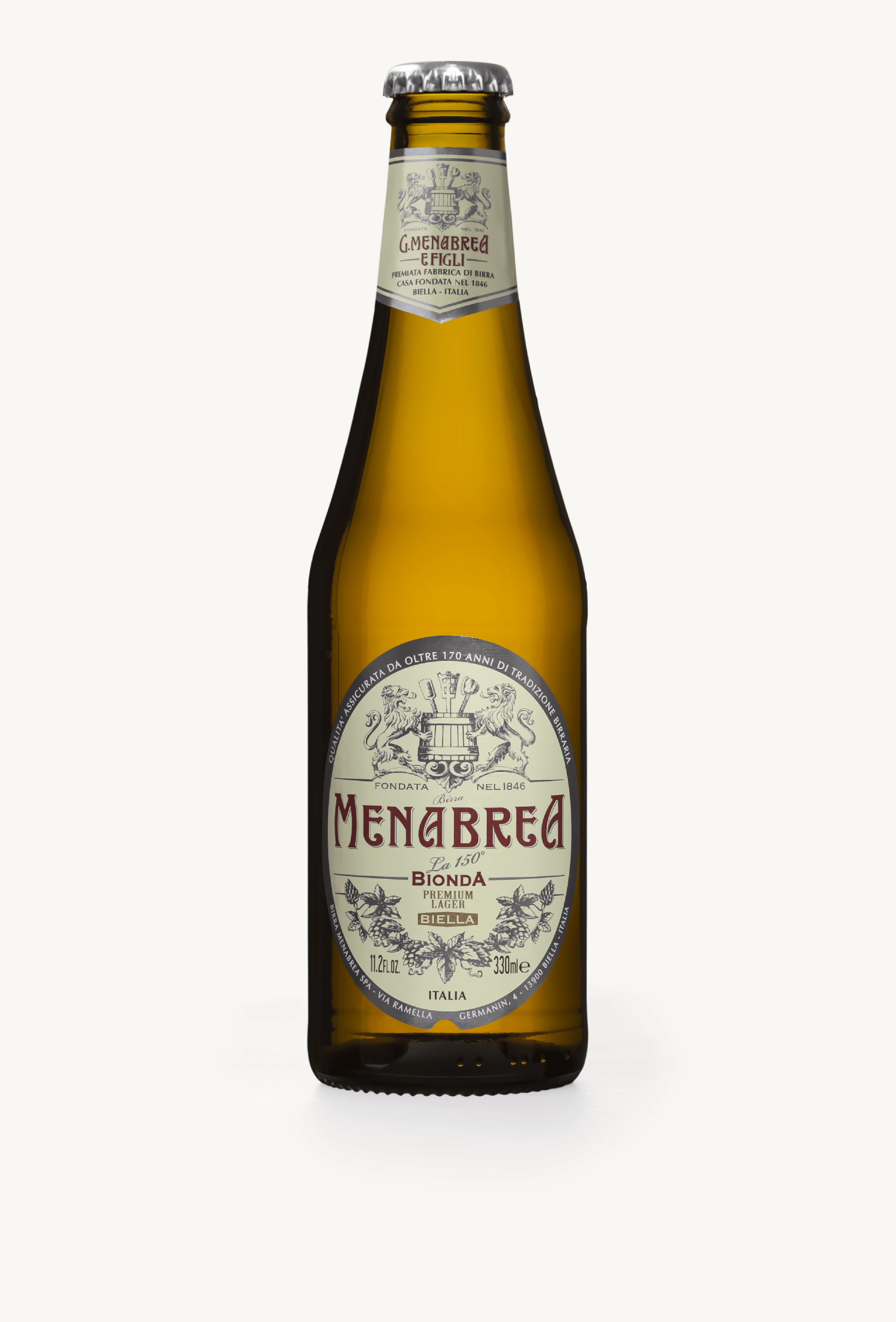 Birra Menabrea La 150° Bionda link page image