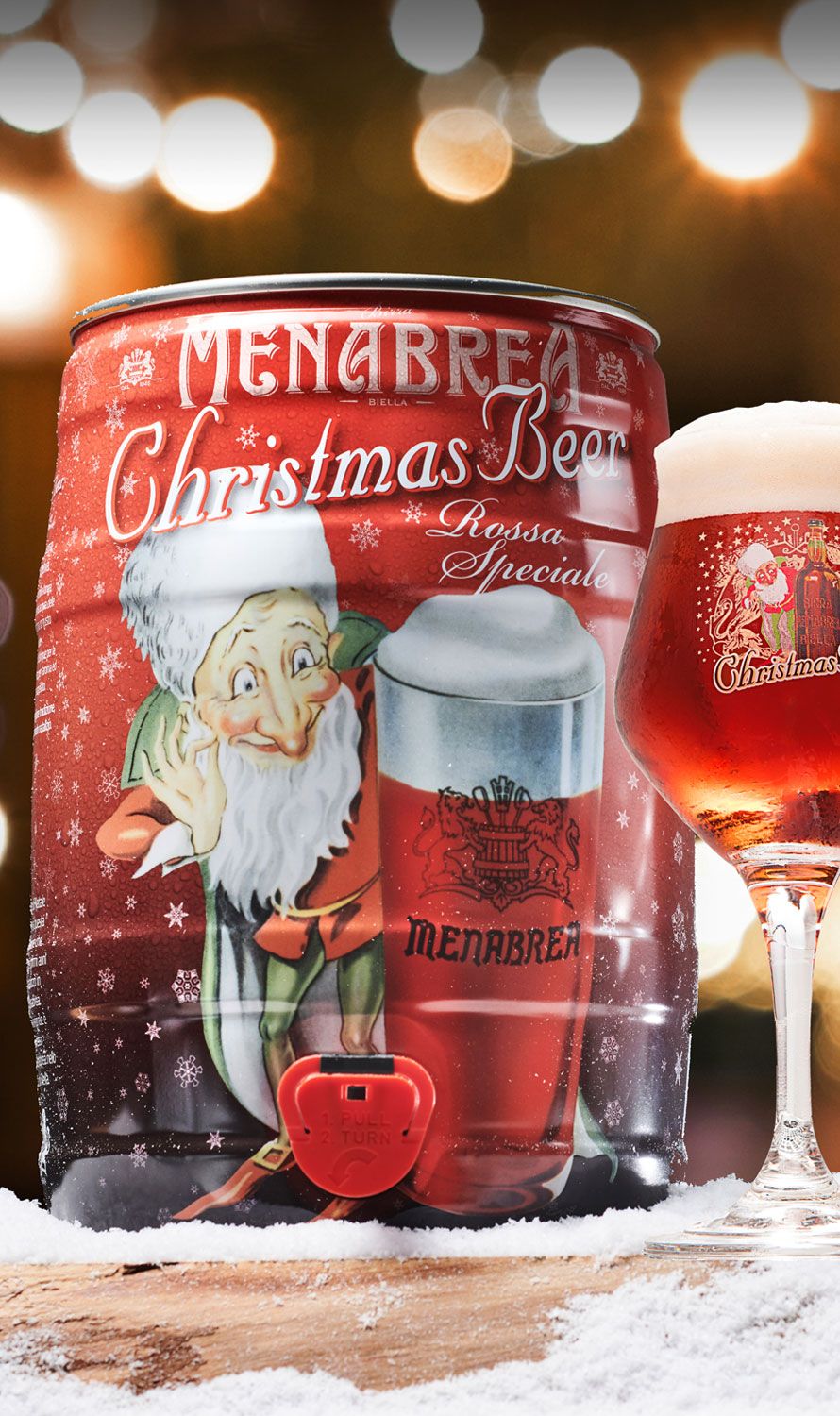 Menabrea Christmas Beer Mobile Image