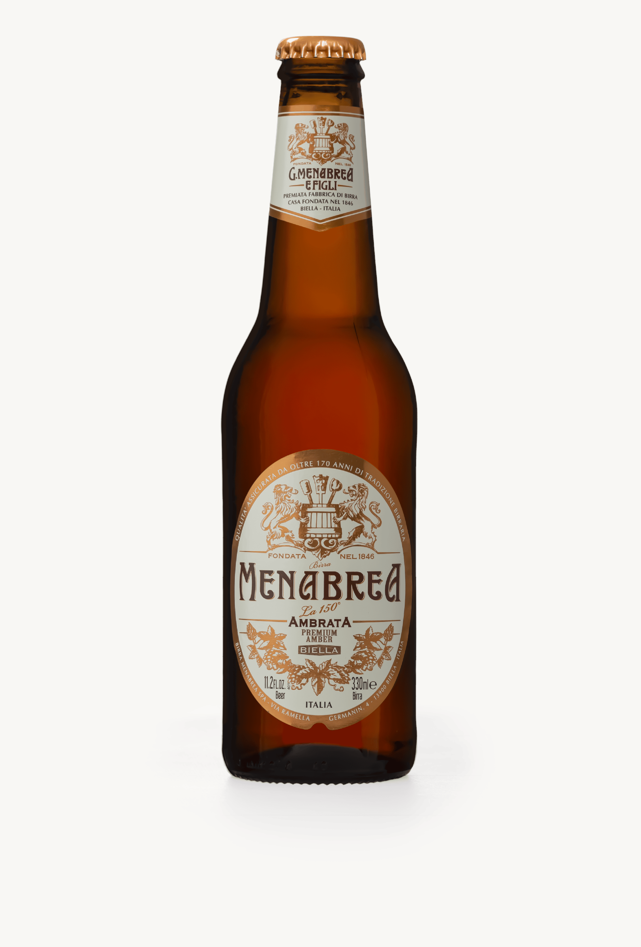 Birra Menabrea La 150° Ambrata link page image