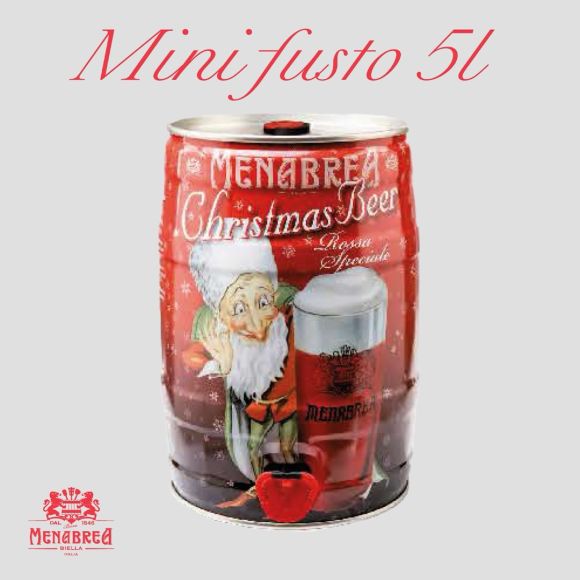 Menabrea Birra di Natale Mini Fusto 5 lt.
