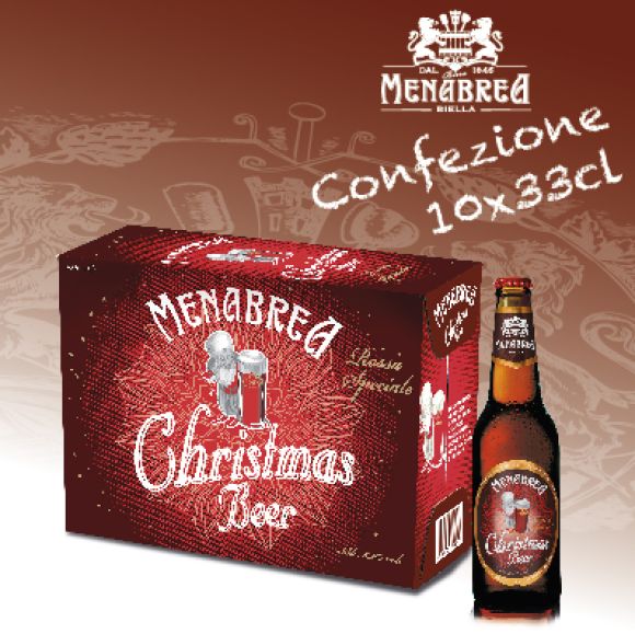 Menabrea Birra di Natale Confezione 10 x 33