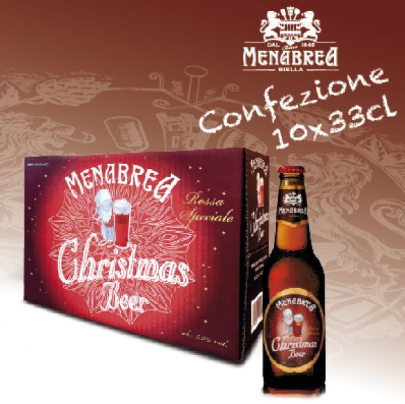 Menabrea Birra di Natale Confezione 10 x 33