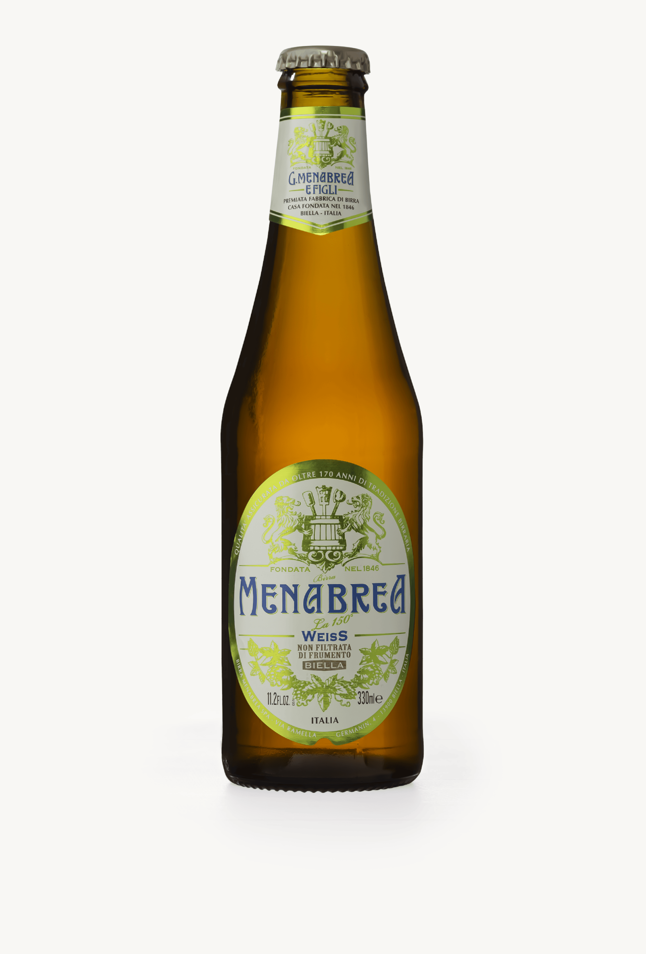 Birra Menabrea La 150° Weiss link page image