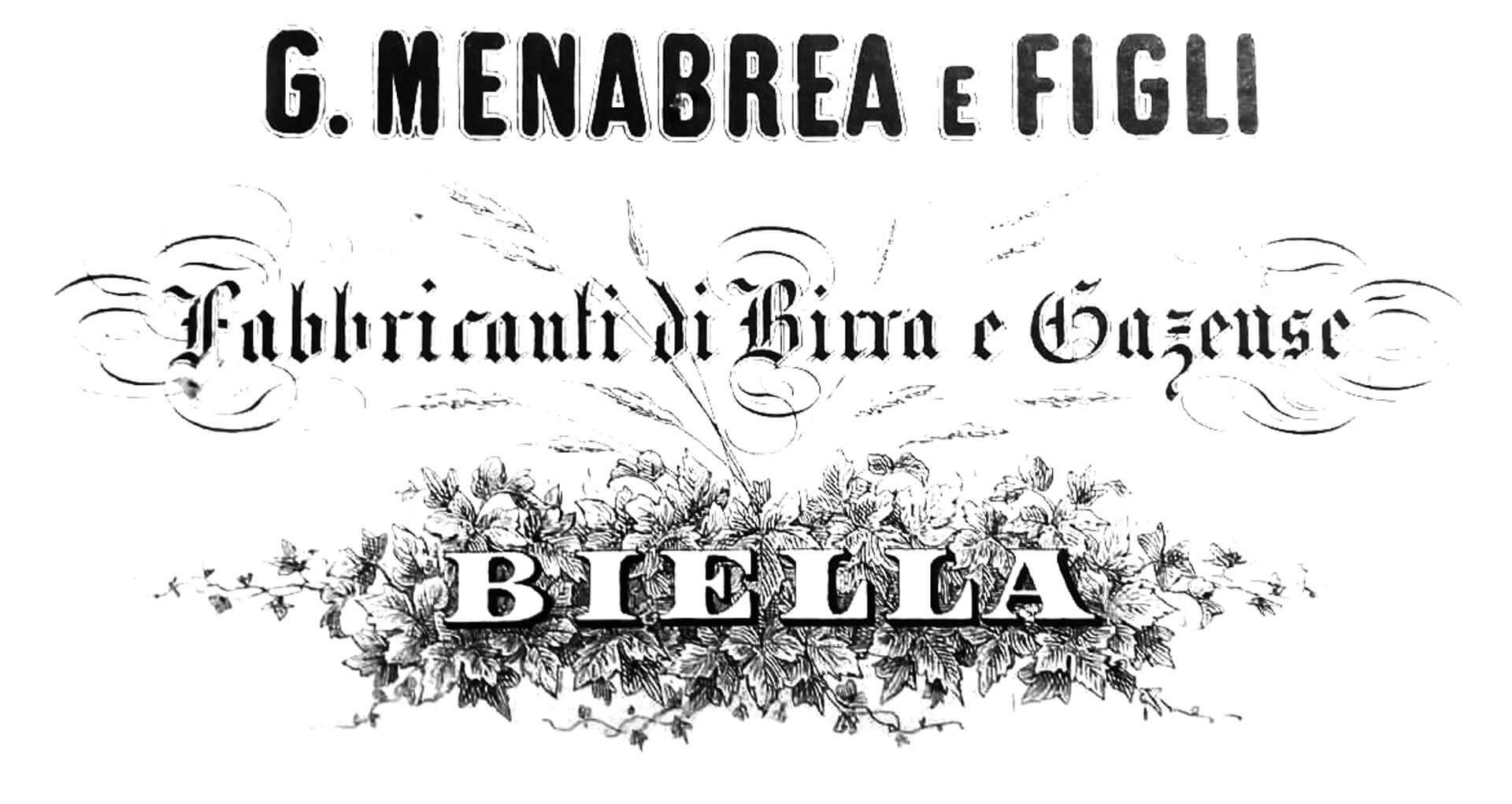 Nascita del logo Menabrea immagine 1872